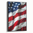 Waving Stars & Stripes - American Flag Wall Art