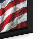 Waving Stars & Stripes - American Flag Wall Art