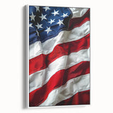 Waving Stars & Stripes - American Flag Wall Art