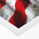 Waving Stars & Stripes - American Flag Wall Art