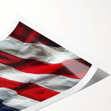 Waving Stars & Stripes - American Flag Wall Art