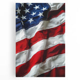 Waving Stars & Stripes - American Flag Wall Art