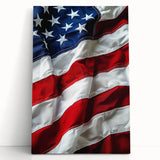 Waving Stars & Stripes - American Flag Wall Art