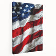 Waving Stars & Stripes - American Flag Wall Art