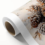 Snowy Pinecones in Winter – Rustic Christmas Wall Decorations