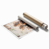 Snowy Pinecones in Winter – Rustic Christmas Wall Decorations