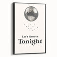 Let's Groove Tonight Disco Ball - New Year's Eve Wall Art Print
