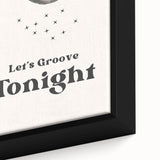 Let's Groove Tonight Disco Ball - New Year's Eve Wall Art Print