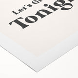 Let's Groove Tonight Disco Ball - New Year's Eve Wall Art Print