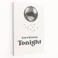 Let's Groove Tonight Disco Ball - New Year's Eve Wall Art Print