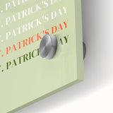 St. Patrick’s Day Wall Art - Minimalist Irish Typography Print
