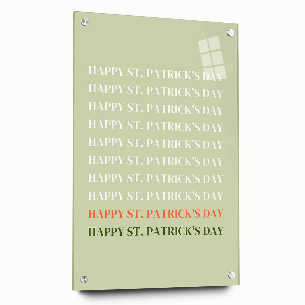 St. Patrick’s Day Wall Art - Minimalist Irish Typography Print