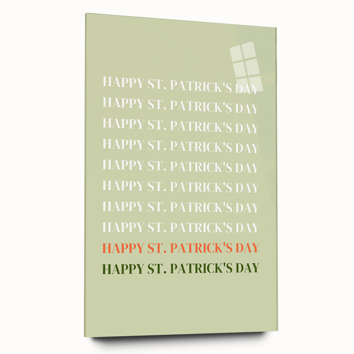 St. Patrick’s Day Wall Art - Minimalist Irish Typography Print