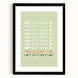 St. Patrick’s Day Wall Art - Minimalist Irish Typography Print