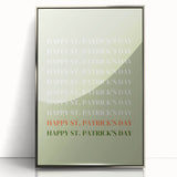 St. Patrick’s Day Wall Art - Minimalist Irish Typography Print