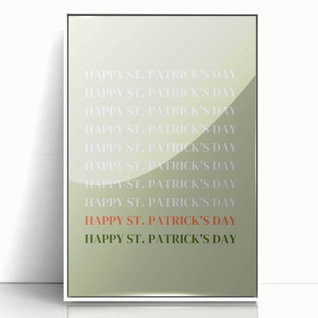 St. Patrick’s Day Wall Art - Minimalist Irish Typography Print
