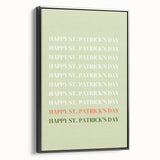 St. Patrick’s Day Wall Art - Minimalist Irish Typography Print
