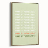 St. Patrick’s Day Wall Art - Minimalist Irish Typography Print