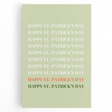 St. Patrick’s Day Wall Art - Minimalist Irish Typography Print