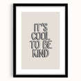It's Cool to Be Kind - Boys Wall Art Kids Room Decor