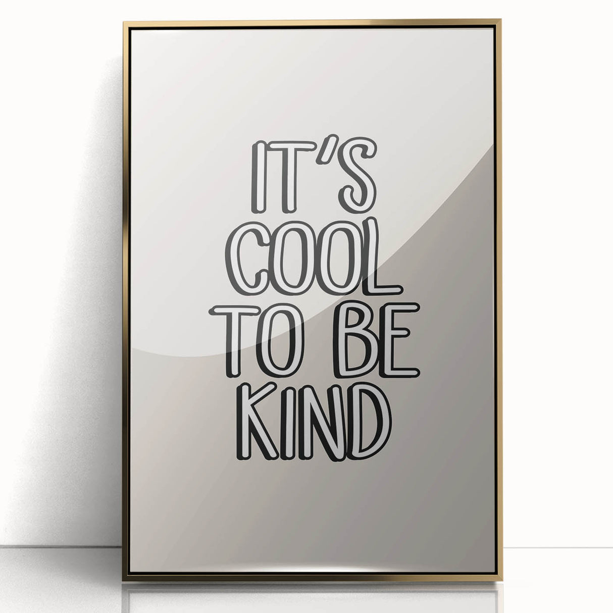 It's Cool to Be Kind - Boys Wall Art Kids Room Decor