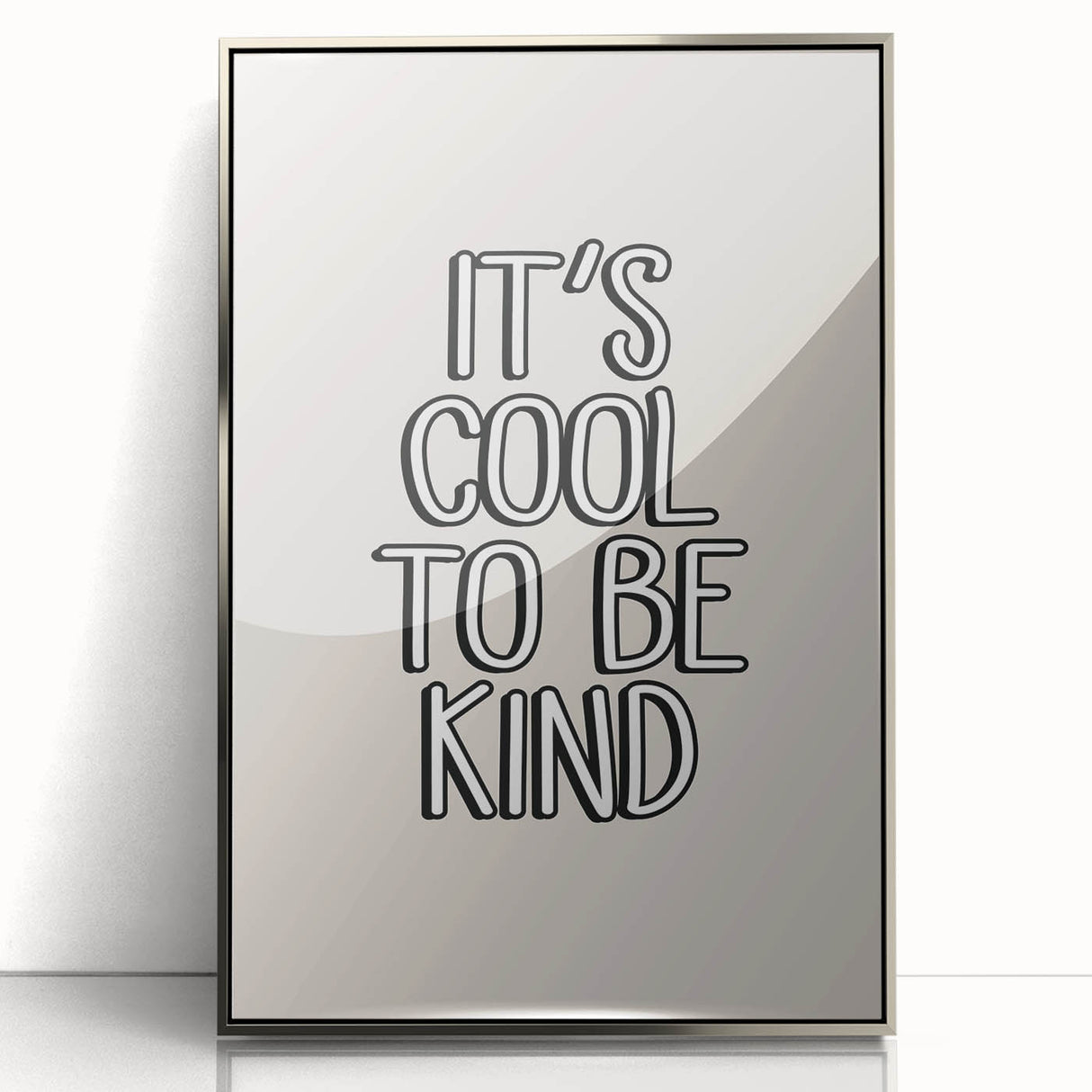 It's Cool to Be Kind - Boys Wall Art Kids Room Decor