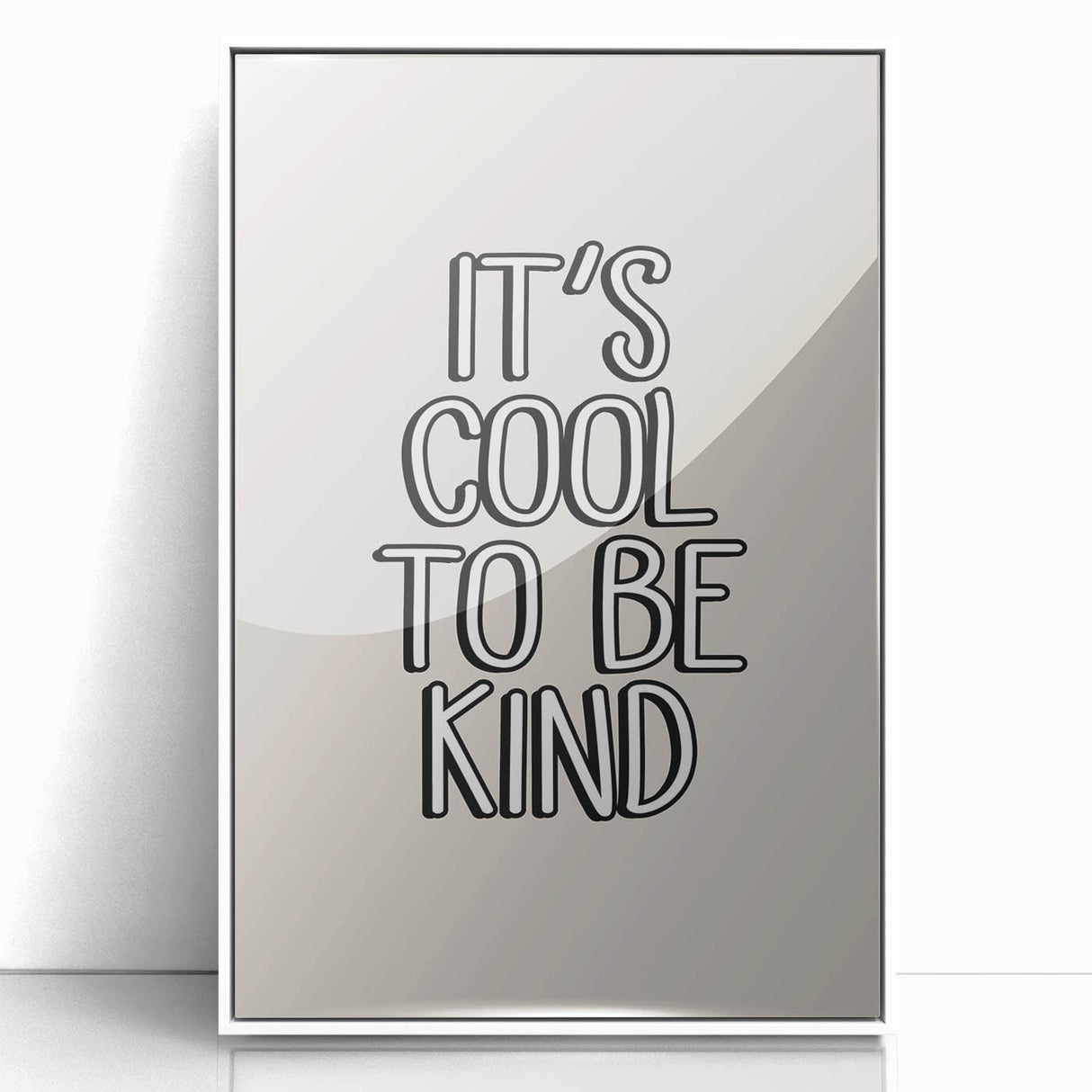 It's Cool to Be Kind - Boys Wall Art Kids Room Decor