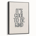 It's Cool to Be Kind - Boys Wall Art Kids Room Decor