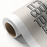 It's Cool to Be Kind - Boys Wall Art Kids Room Decor