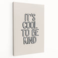 It's Cool to Be Kind - Boys Wall Art Kids Room Decor