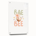 Cute Baby Bee Girls Room Wall Art – Nursery Animal Print