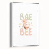 Cute Baby Bee Girls Room Wall Art – Nursery Animal Print