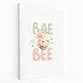 Cute Baby Bee Girls Room Wall Art – Nursery Animal Print