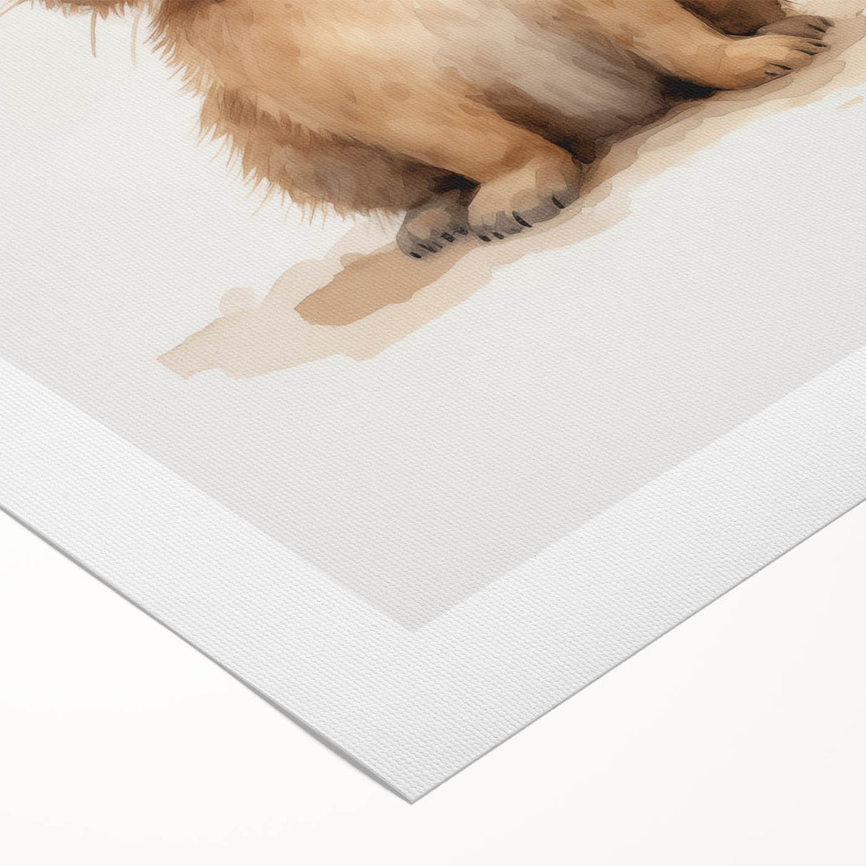 Adorable Fluffy Bunny Nursery Wall Art - Baby Room Decor