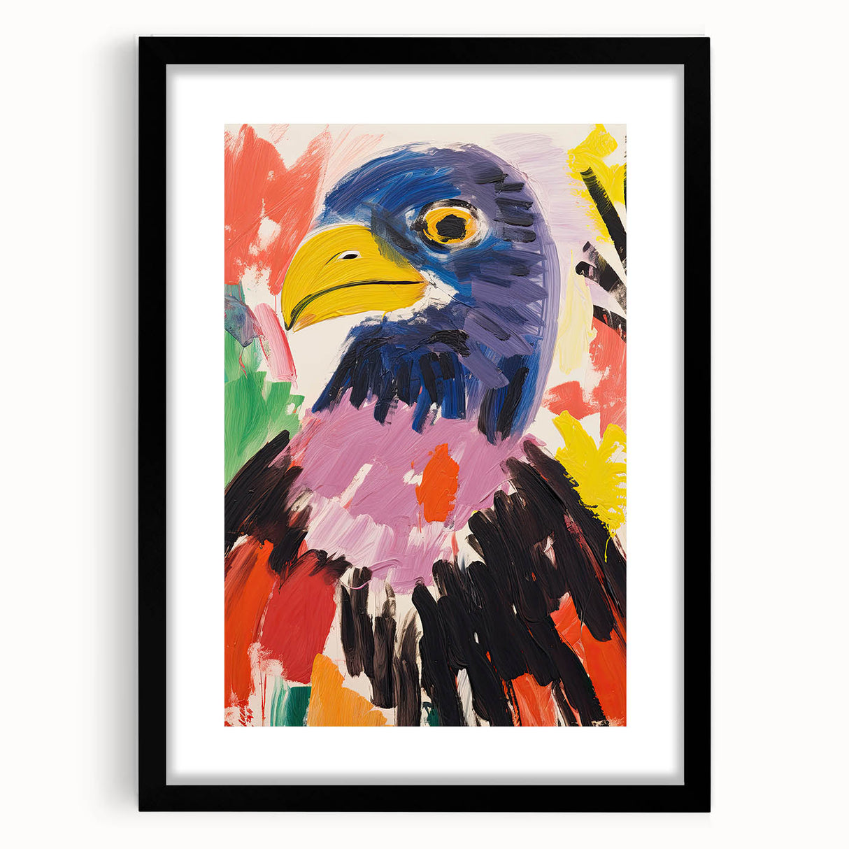 Acrylic Glass Art for Kids - Majestic Eagle Nursery Print