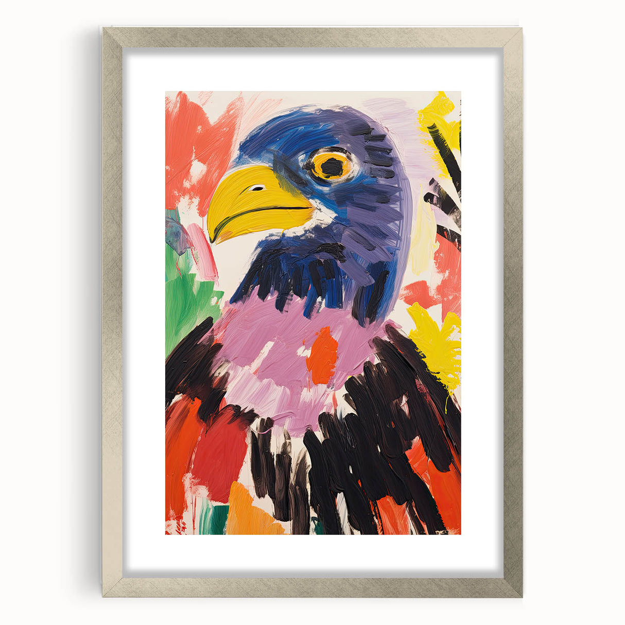 Acrylic Glass Art for Kids - Majestic Eagle Nursery Print