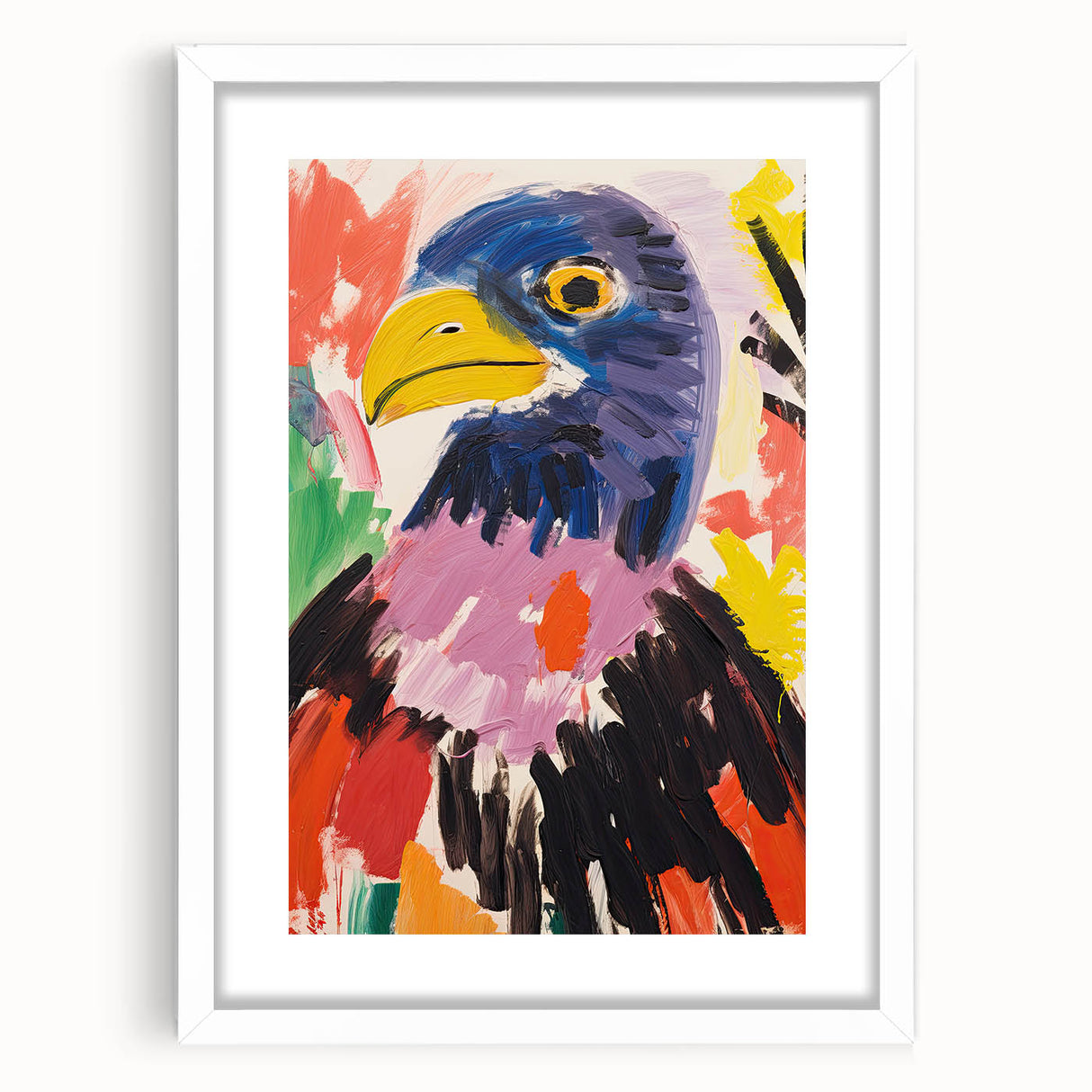 Acrylic Glass Art for Kids - Majestic Eagle Nursery Print
