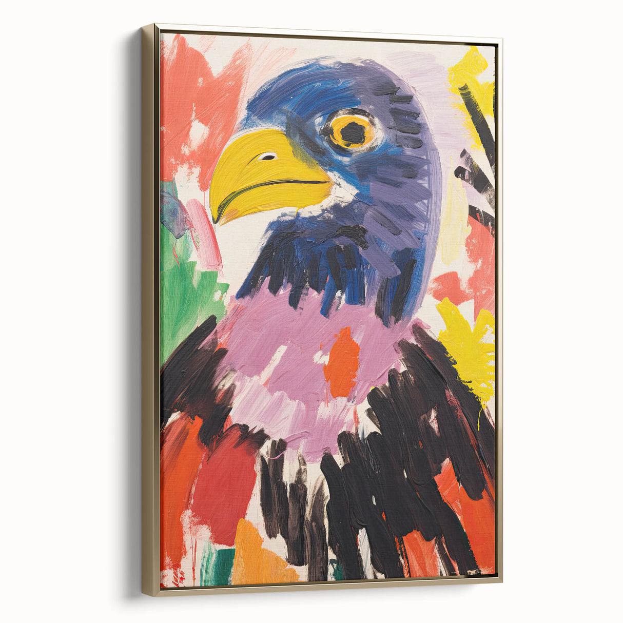 Acrylic Glass Art for Kids - Majestic Eagle Nursery Print