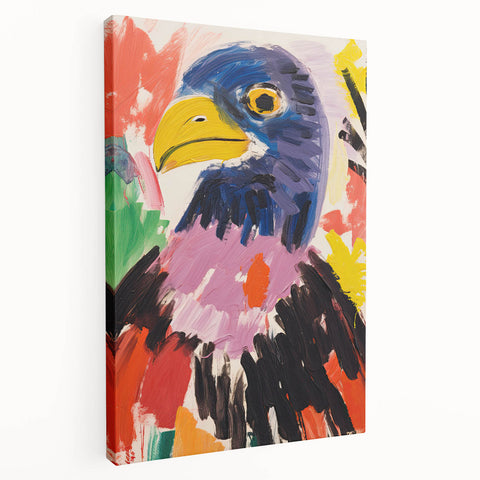 Acrylic Glass Art for Kids - Majestic Eagle Nursery Print