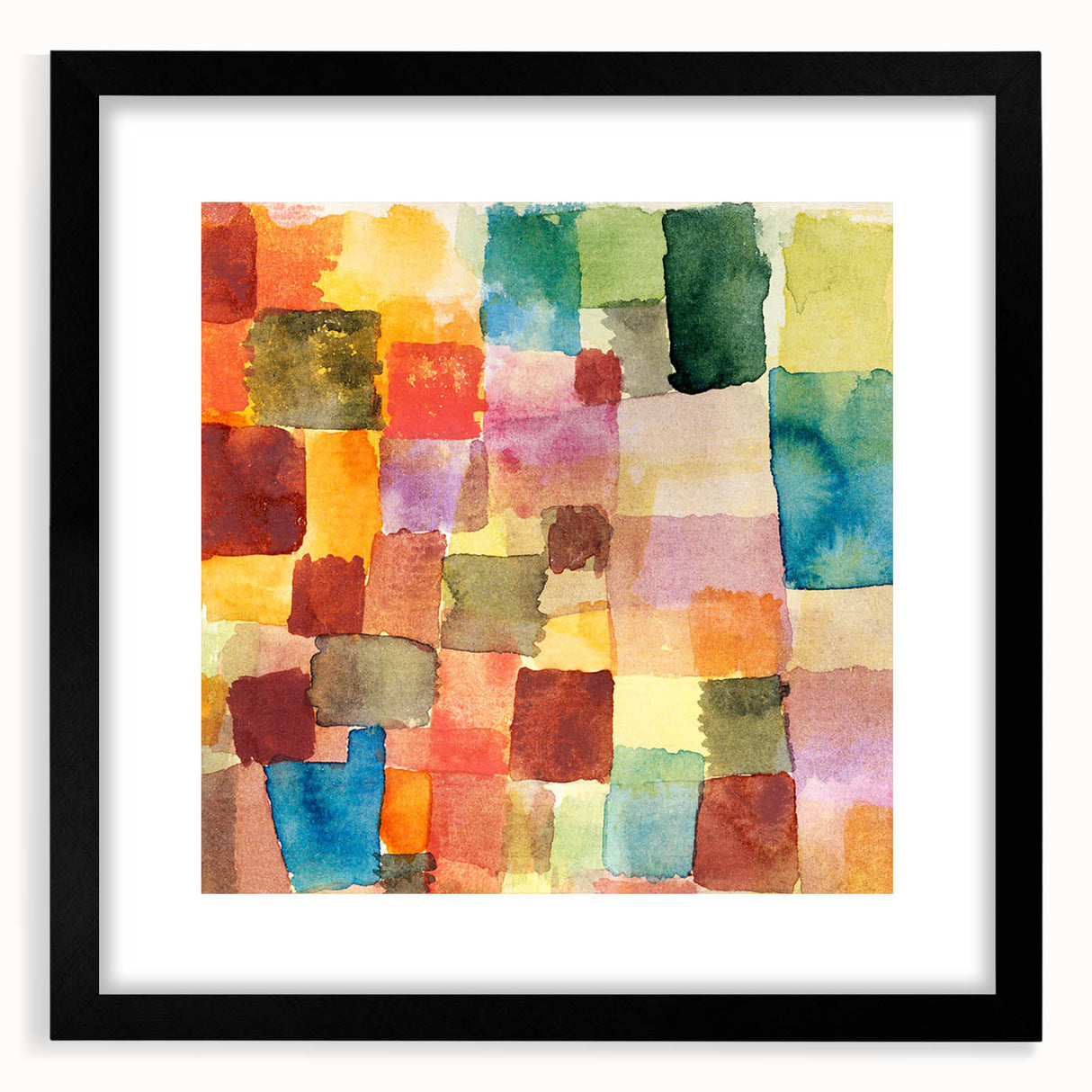 Abstract Modern Art Print in Earthy Tones - Contemporary Wall Decor
