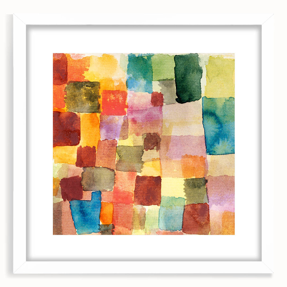 Abstract Modern Art Print in Earthy Tones - Contemporary Wall Decor