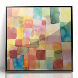 Abstract Modern Art Print in Earthy Tones - Contemporary Wall Decor