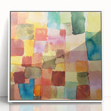 Abstract Modern Art Print in Earthy Tones - Contemporary Wall Decor