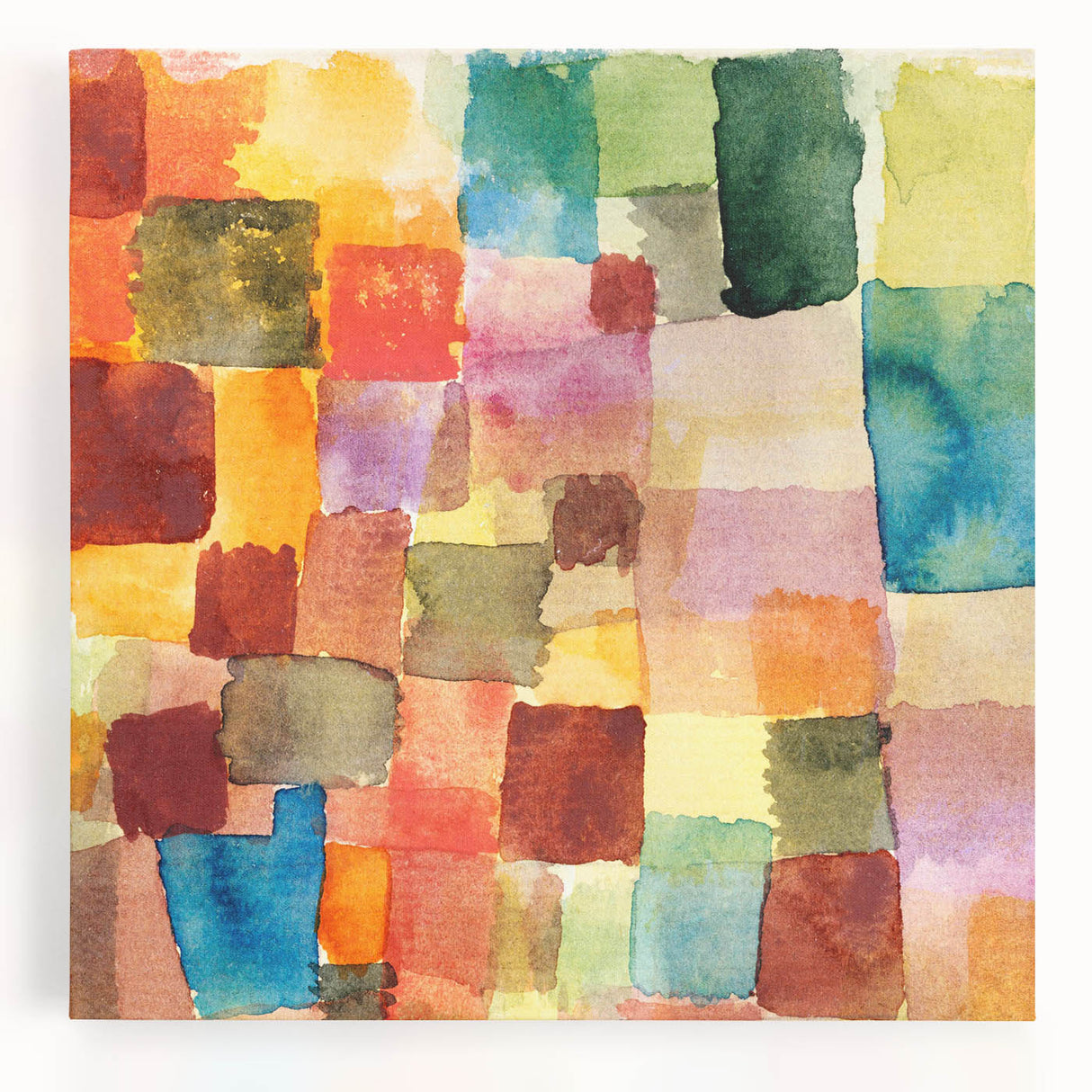 Abstract Modern Art Print in Earthy Tones - Contemporary Wall Decor