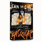 Raw Pop Art Wall Art – Graffiti-Inspired Basquiat Canvas Print