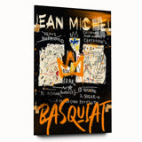 Raw Pop Art Wall Art – Graffiti-Inspired Basquiat Canvas Print