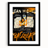 Raw Pop Art Wall Art – Graffiti-Inspired Basquiat Canvas Print