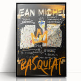 Raw Pop Art Wall Art – Graffiti-Inspired Basquiat Canvas Print