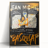Raw Pop Art Wall Art – Graffiti-Inspired Basquiat Canvas Print