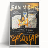 Raw Pop Art Wall Art – Graffiti-Inspired Basquiat Canvas Print